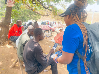 TAKING THE AWARENESS TO THE ROAD: BLUE NORTH INITIATIVE AT AREA 1 MOTOR PARK (TEAM BNI)